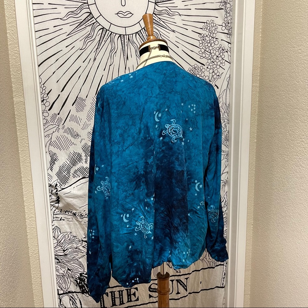 🌈 Amazing Vintage star tie dye cardigan - Picture 5 of 14